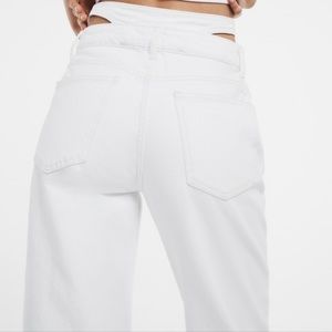 ZARA cut out jeans